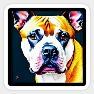 Pit bull lover Sticker